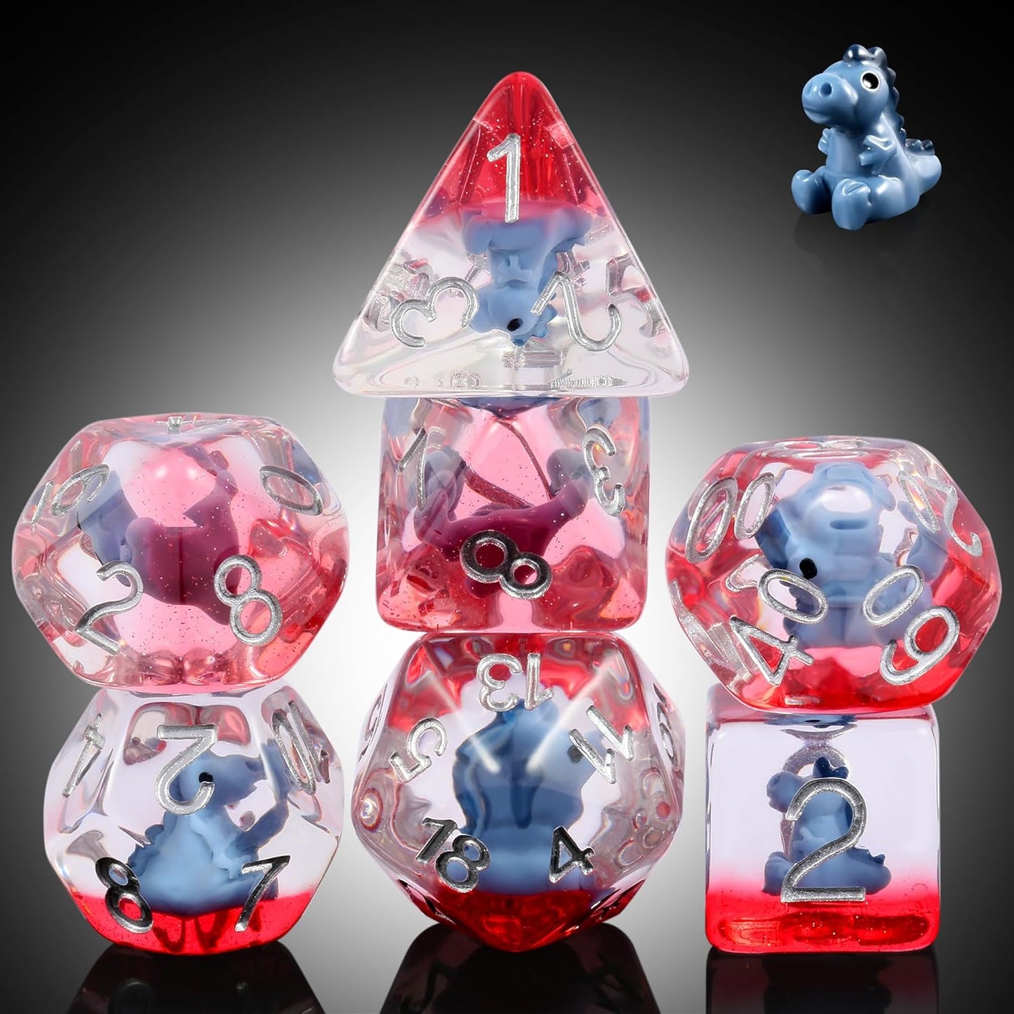 Polydice set - Baby dino
