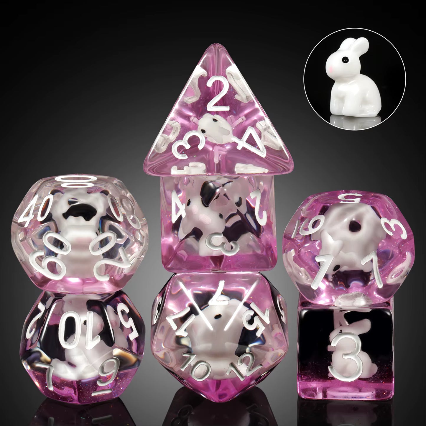 Polydice set - Konijn