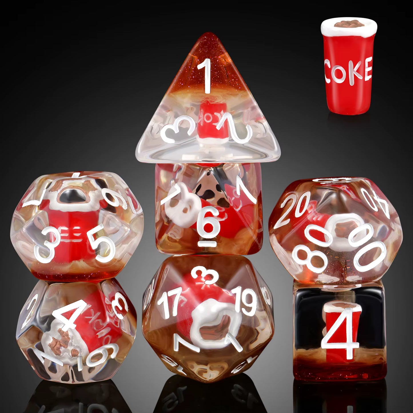 Polydice set - Cola