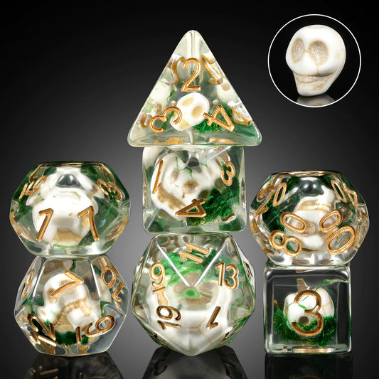 Polydice set - Skull