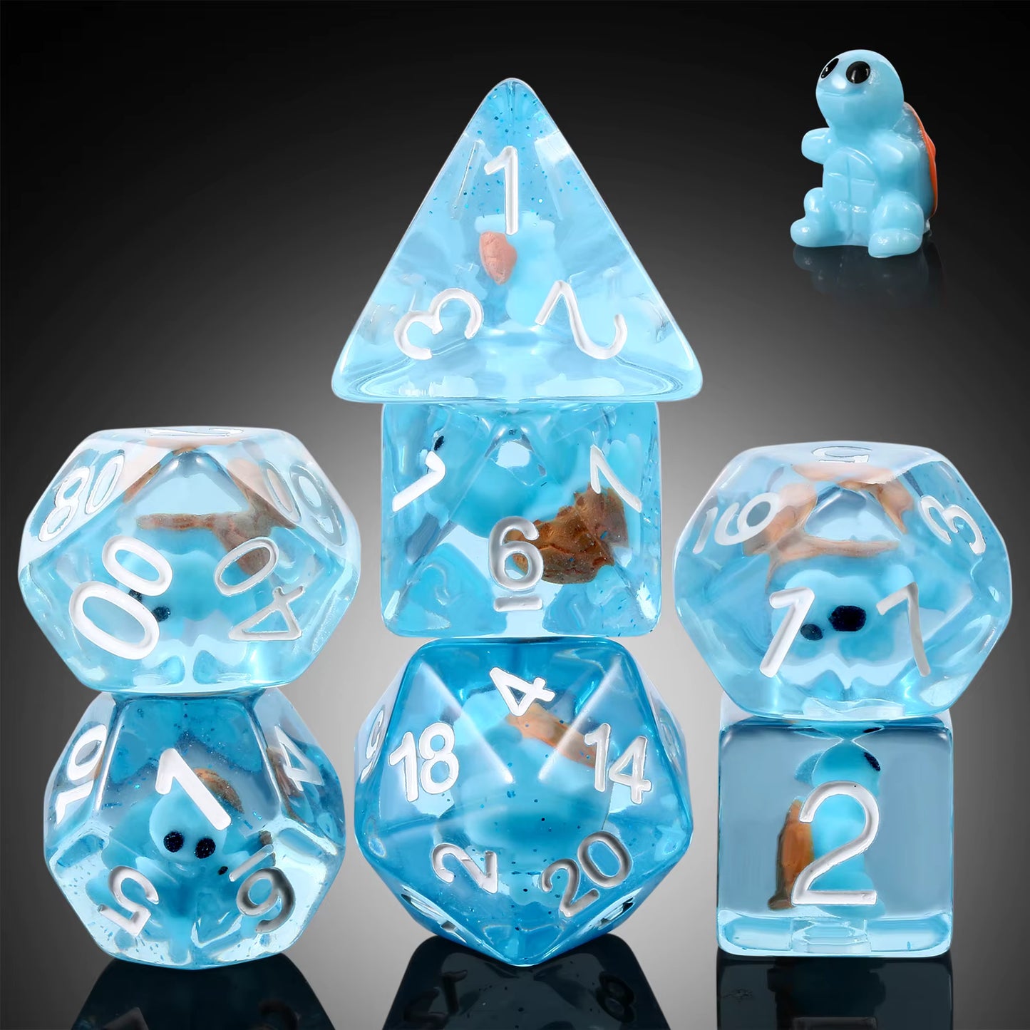 Polydice set - Schildpad